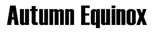 Autumn Equinox
