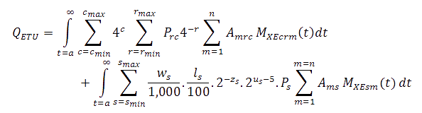 Total happiness, all life forms, one event, expanded 2